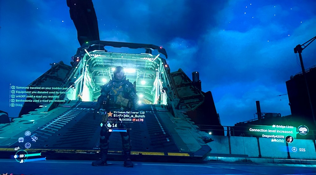 Death Stranding 2 - Sam & the DHV Magellan 